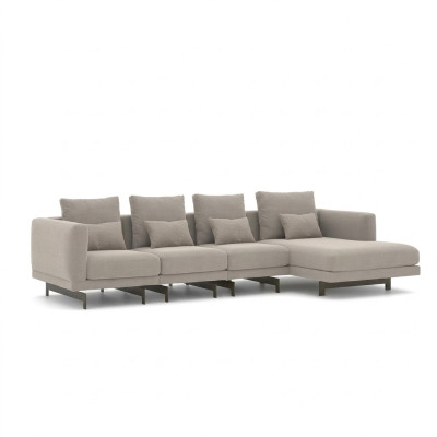 Wohnzimmer Eck Garnitur Sofa Couch L-Form Polstermöbel Einrichtung Neu