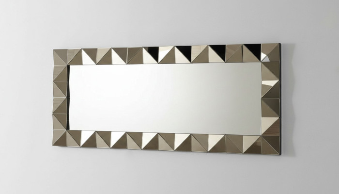 Luxus Spiegel Grau Modern Design Wandspiegel Möbel Wohnzimmer Neu Einrichtung