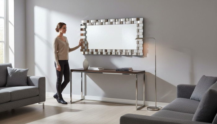 Modern Design Spiegel Neu Luxus Möbel Wandspiegel Designer Einrichtung