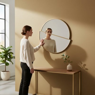 Designer Modern Spiegel Luxus Wandspiegel Modern Neu Einrichtung