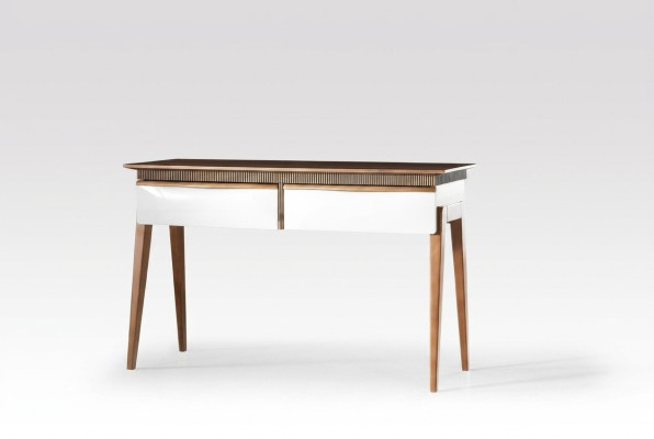 Wohnzimmer Braun Konsolentisch Modern Holz Tisch Konsole Luxus Design