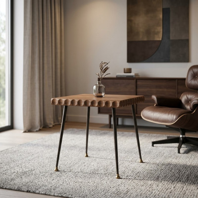 Holz Beisteltisch Wohnzimmer Modern Möbel Kaffeetisch Einrichtung Neu