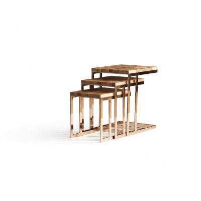 Modern Komplett 3tlg Beistelltisch Einrichtung Wohnzimmer Design Möbel