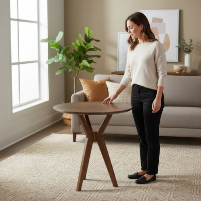 Beistelltisch Holz Möbel Wohnzimmer Modern Design Kaffeetisch Einrichtung