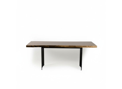 Luxus Tisch Braun Edelstahl Design Esstische Holz Modern Esstisch Neu
