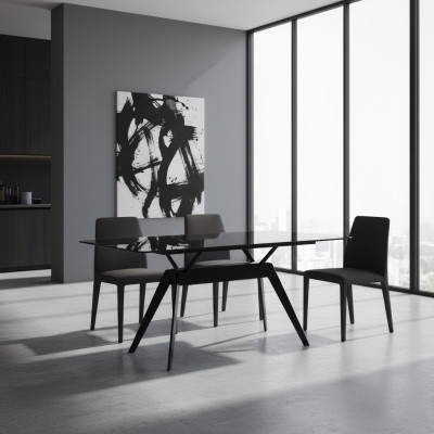 Esszimmer Luxus Esstisch Neu Tisch Modern Design Möbel Metallic Einrichtung