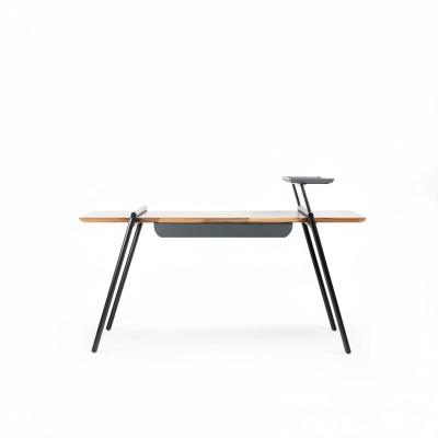 Büromöbel Arbeitstisch Braun Schreibtisch Holz Computertisch Tisch Einrichtung