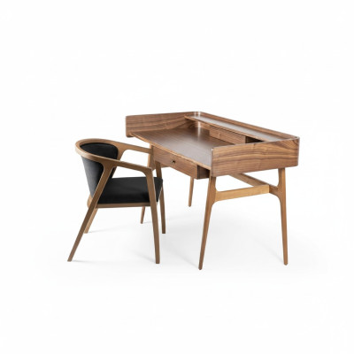 Design Schreibtisch Schlafzimmer Luxus Stuhl Holz Computertisch Einrichtung