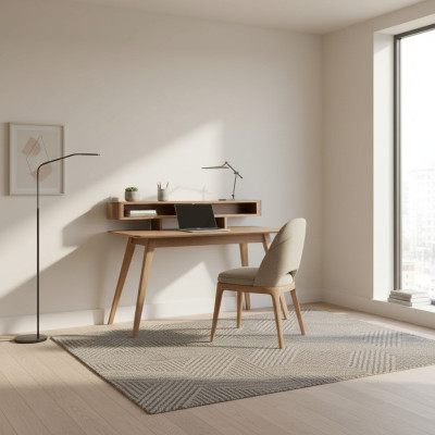 Schreibtisch Holz Möbel Computertisch Tisch Luxus Design Einrichtung Neu