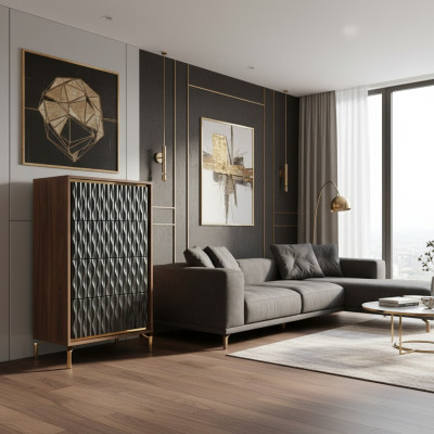 Schlafzimmer Modern Kommode Holzmöbel Kommodenschrank Einrichtung