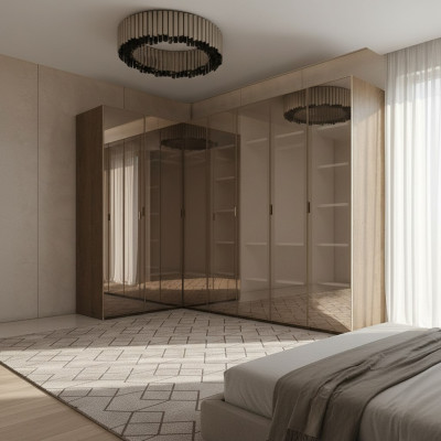 Schlafzimmer Neu Eckschrank Designer Luxus Schränke Einrichtung