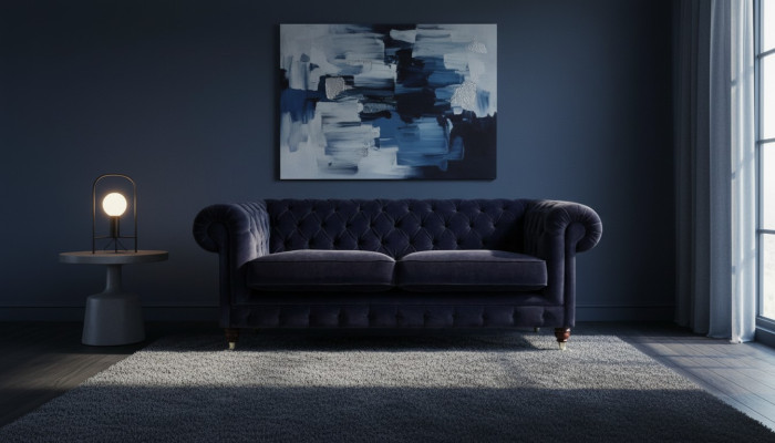 Zweisitzer Sofa Polstermöbel Wohnzimmer Neu Polstermöbel Modern Chesterfield