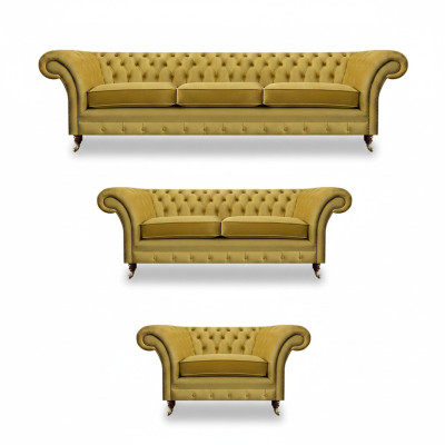 Sofagarnitur Set Design Sofa Polster Couchen Modern Chesterfield Luxus Neu