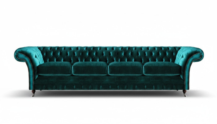 Neu Design Polstermöbel Chesterfield Wohnzimmer Viersitzer Couch Sofa