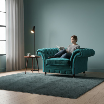 Wohnzimmer Sessel Chesterfield Sitz Couch Polstermöbel Einrichtung Neu