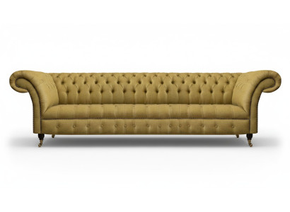 Luxus Sofa Viersitzer Couch Wohnzimmer Chesterfield Textil Polstermöbel