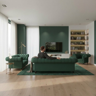 Wohnzimmer Set 3tlg Sofagarnitur Luxus Sofas Neu Polstermöbel Textil