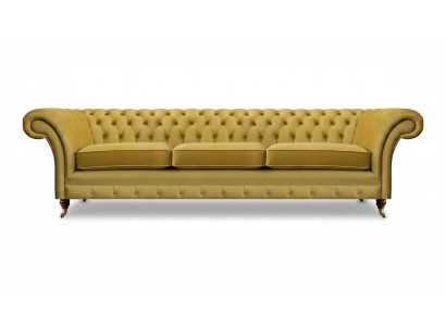 Wohnzimmer Sofa Dreisitzer Couch Einrichtung Neu Chesterfield Sitz Textil