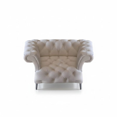 Sessel Weiß Chesterfield Polstermöbel Leder Sitz Modern Einrichtung Neu Möbel