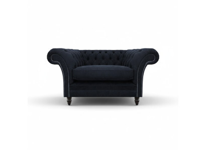 Wohnzimmer Blau Designer Sessel Chesterfield Polstersessel Einrichtung