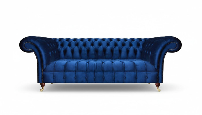 Neu Modern Zweisitzer Sofa Couch Wohnzimmer Chesterfield Polstermöbel