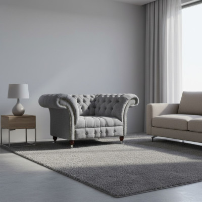 Design Sitz Möbel Sessel Wohnzimmer Chesterfield Modern Einrichtung Neu