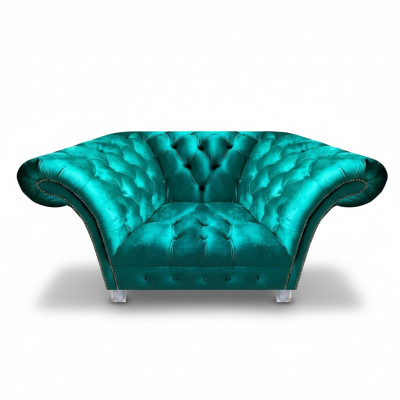 Wohnzimmer Textil Sessel Neu Sitz Chesterfield Sitzmöbel Designer Polster Möbel