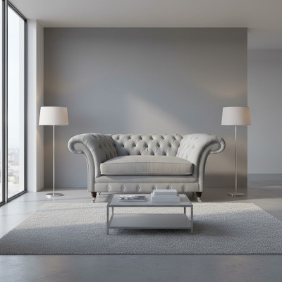 Wohnzimmer Chesterfield Sessel Designer Sitzmöbel Luxus Einrichtung