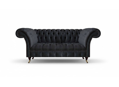 Chesterfield Schwarze Sitzcouch Designer Polstersofas Moderne Couchen