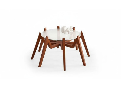  Couchtisch im modernen Stil neue hochwertige Wohnzimmermöbel aus Glas und Holz