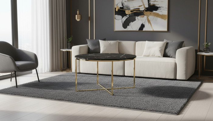 Couchtisch Wohnzimmermöbel hochwertige Materialien runder neuer Tisch Modern