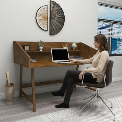 Hochwertiger Holz Tish Designer Bürotisch Moderne Holzmöbel Schreibtisch