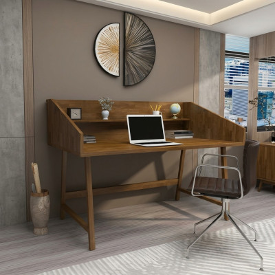 Hochwertiger Holz Tish Designer Bürotisch Moderne Holzmöbel Schreibtisch
