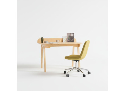 Kompakter Beiger Laptoptisch Designer Computertische Büro Einrichtung