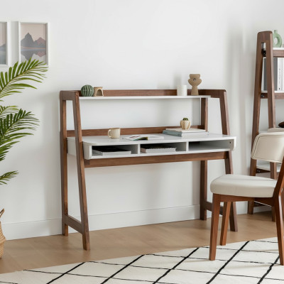 Schicker Arbeitszimmer Tisch Designer Computertische Robuste Holz Möbel