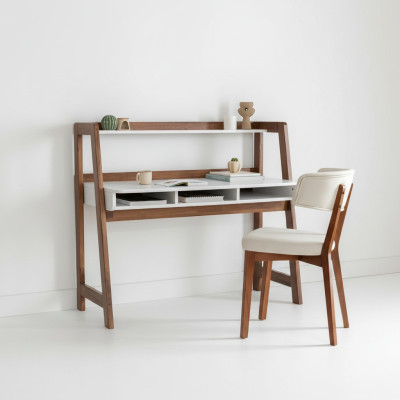 Schicker Arbeitszimmer Tisch Designer Computertische Robuste Holz Möbel