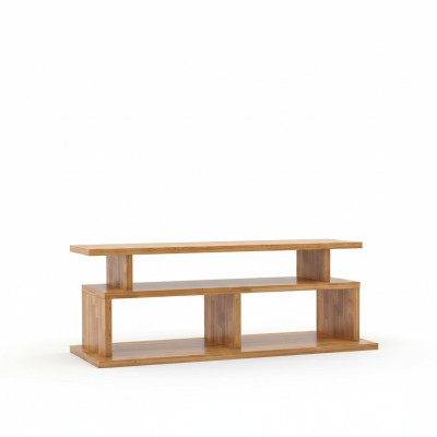 Stilvoller Brauner RTV-Tisch Wohnzimmer Fernsehtich Robustes Sideboard