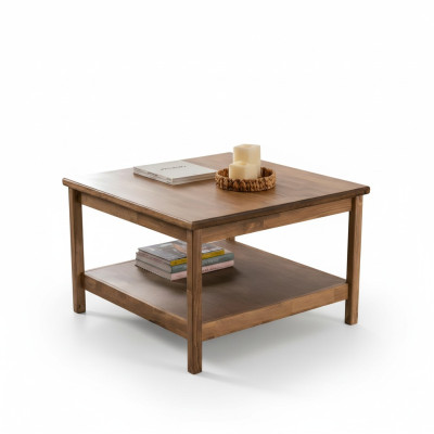 Moderner Dunkelbrauner Couchtisch Luxuriöser Sofatisch Edler Lounge-Tisch