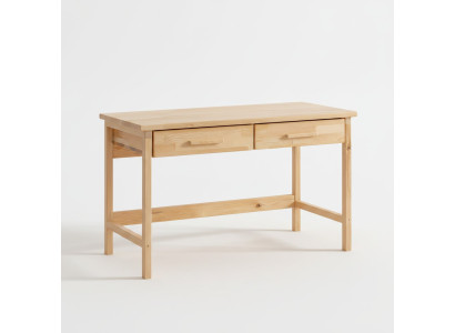 Stilvoller Beiger Schreibtisch Moderner Ablagentisch Luxus Holz Möbel