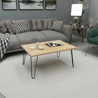 Hellbeiger Couchtisch Designer Sofatisch Moderner Wohnzimmer Kaffeetisch