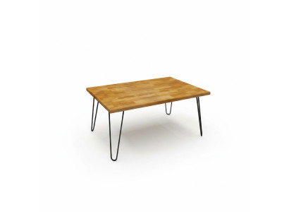 Robuster Brauner Sofatisch Designer Wohnzimmer Couchtische Holz Möbel