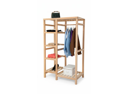 Garderobe Beige Regal Schrank Kleider Schrank Möbel Modern Garderoben Holz