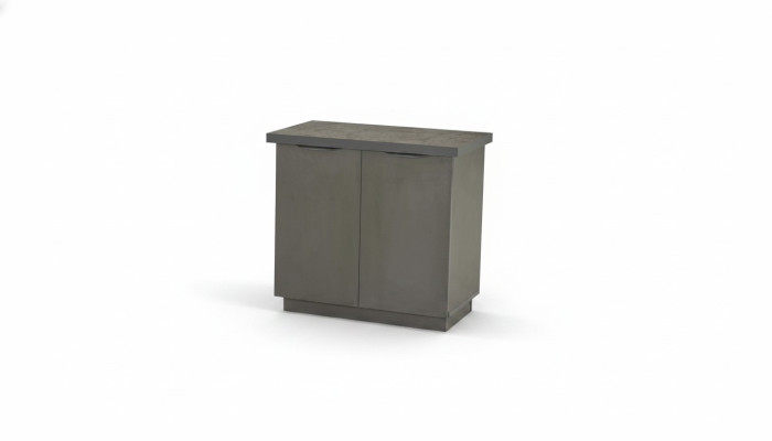 Sideboard Modern Design Stil Arbeitszimmer Grau Einfarbig Aktenschrank