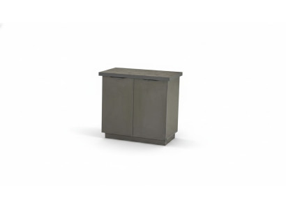 Sideboard Modern Design Stil Arbeitszimmer Grau Einfarbig Aktenschrank