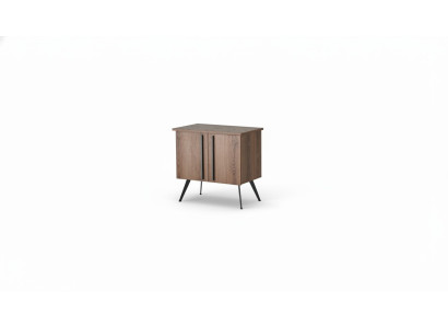 Kommode Braun Einfarbig Arbeitszimmer Stauraum Modern Design Stil