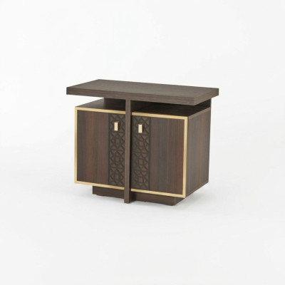 Sideboard Braun mit Türen Einfarbig Modern Arbeitszimmer Aktenschrank