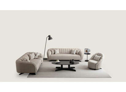 3-sedací gauč komplet Modern Luxury Design Gauče Stoli Nov