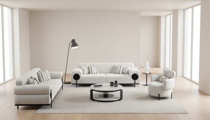 3-sedací gauč komplet Modern Luxury Design