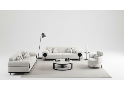 3-sedací gauč komplet Modern Luxury Design