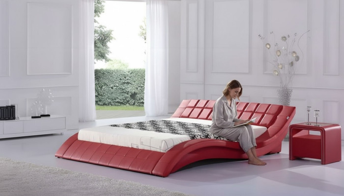 Luxusná hotelová deka červená 180x200